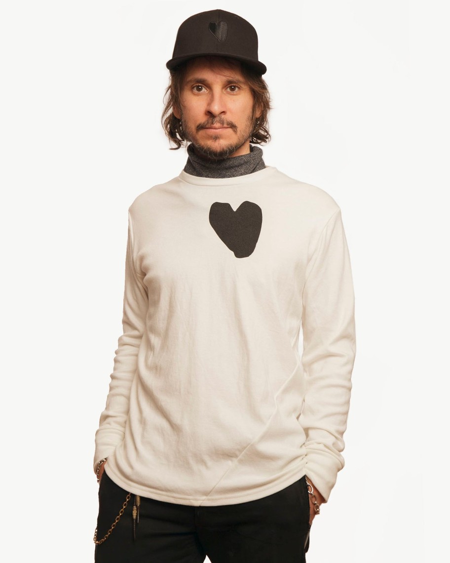 Men 18 Waits Knits | T-Shirts | Graphic T-Shirt | Heart | Natural