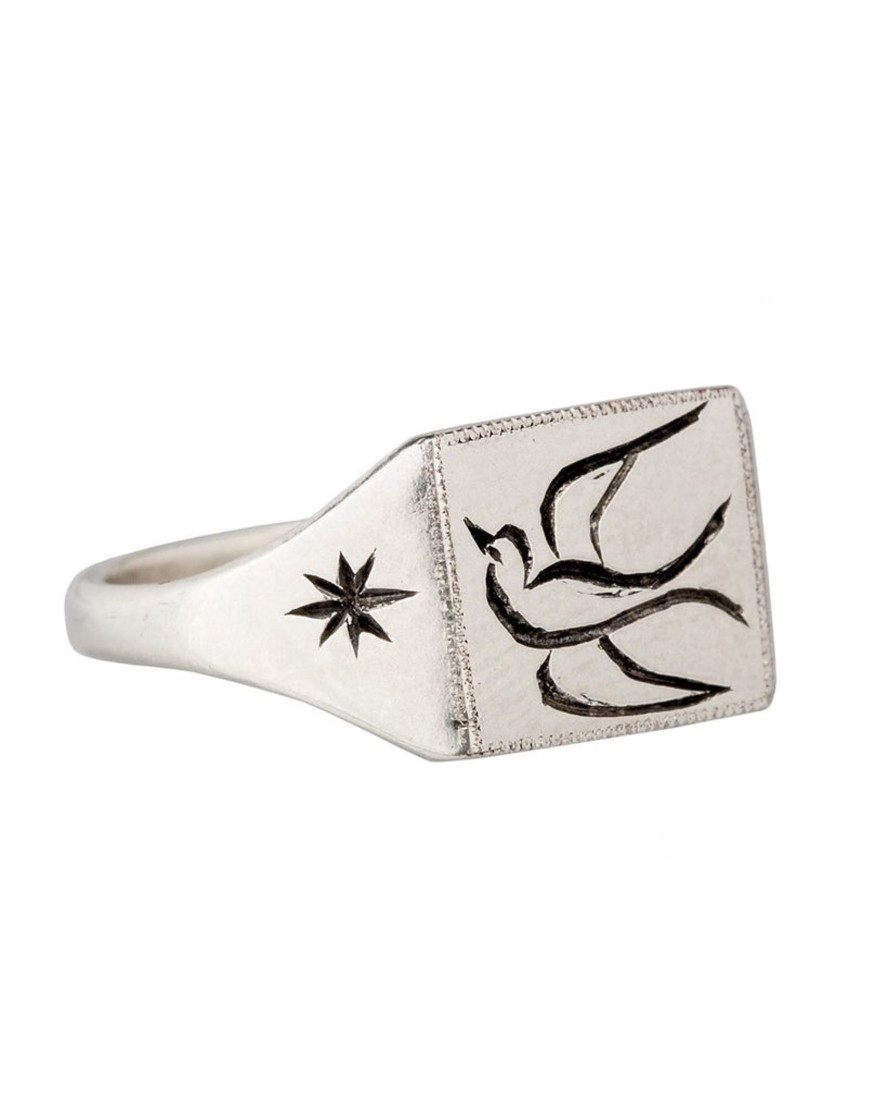 Men LHN Jewelry | Lhn | Swallow Ring | Sterling Silver