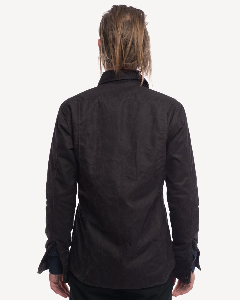 Men 18 Waits Jackets | The Weekender | Black Waxed Cotton