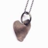 Men 18 Waits Jewelry | Ramblin' Series | Heart Necklace | Blackened